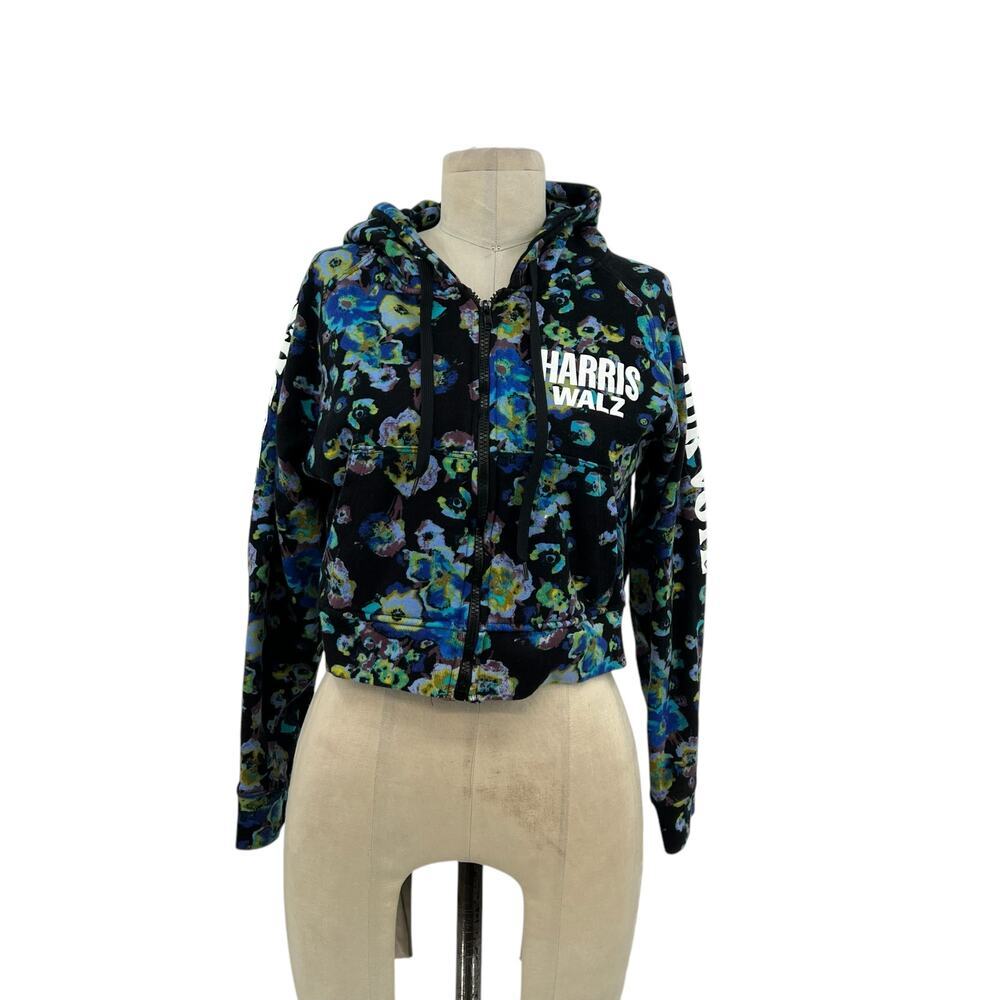 Designers for Democracy by Ulla Johnson Zip Up Hoodie Harris Walz Size Small